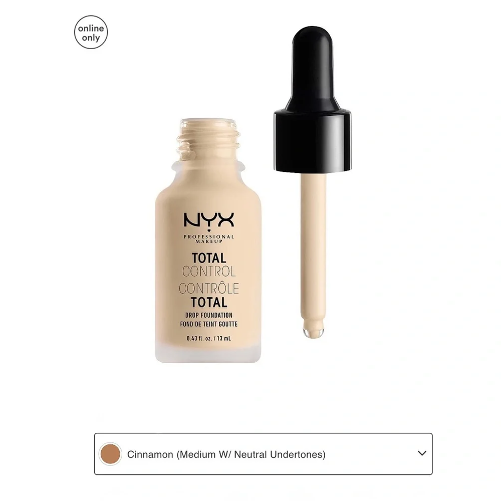 🆕 Total Control Drop Foundation, Cinnamon
